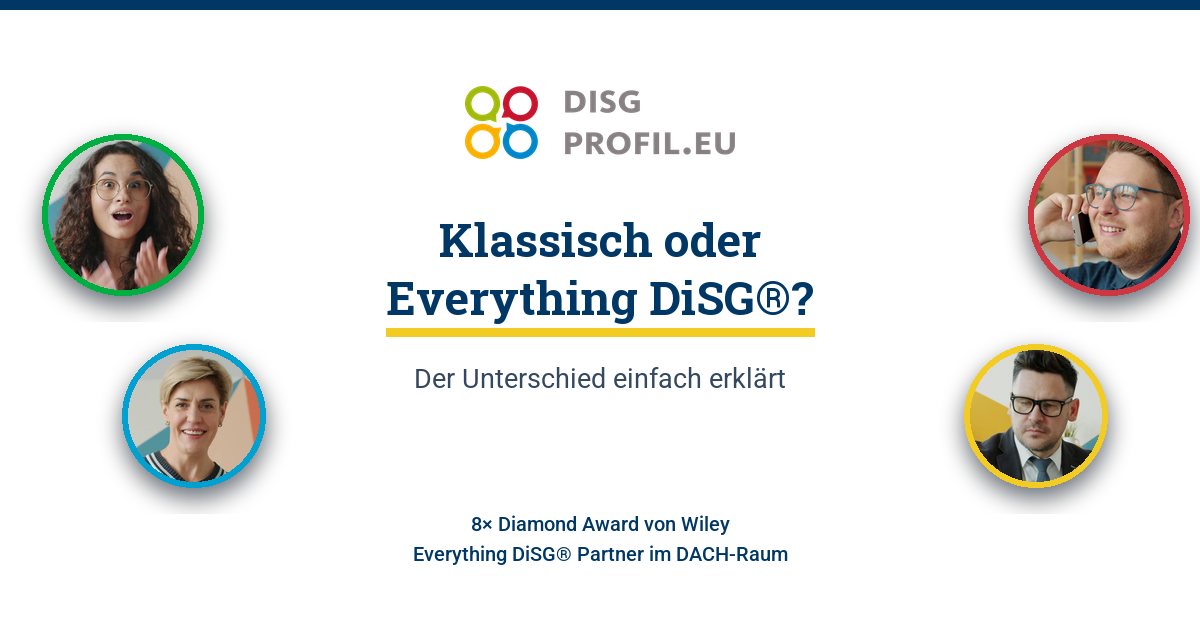 Vorschaubild Beitrag: Klassisches DiSG oder Everything DiSG?