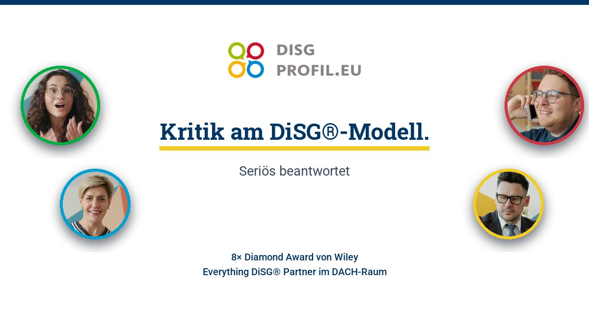 Vorschaubild Beitrag: Kritik am DiSG-Modell