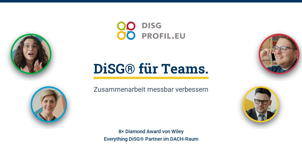 Vorschaubild Beitrag: DiSG für Teams